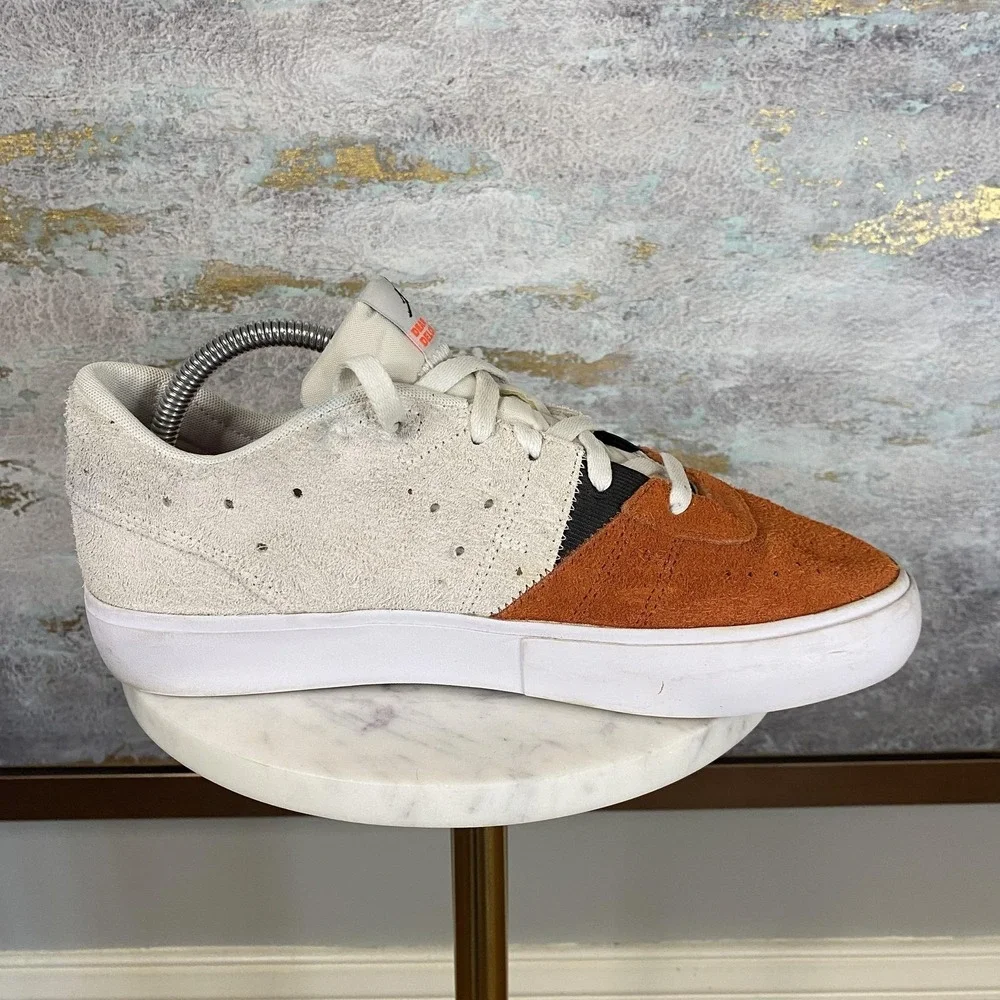 Jordan Series .03 Dear Deloris Shoes Mens Size 8 White Suede Sneakers DJ0417-101